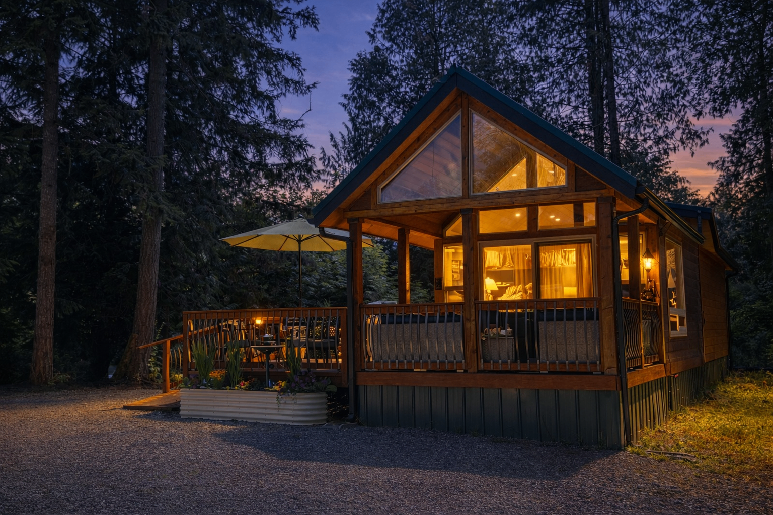 Forest Cabin on 2 Acres, 1 Mile to Penrose Point