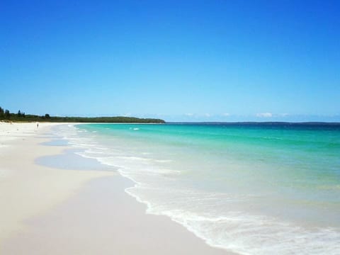 The very safe, gently sloping beach is perfect for kids of all ages
