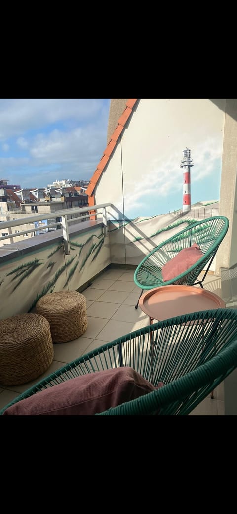 Studio for 4 near the sea, free garage, dog welcome