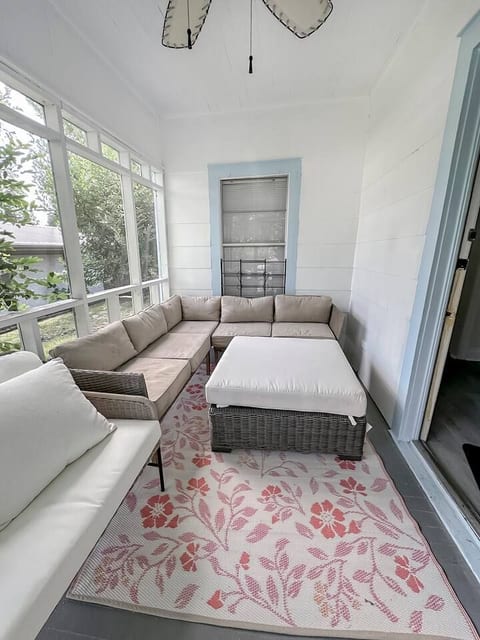 Our enclosed patio will give you the best time to relax while being outdoor enjoying with friends and family!