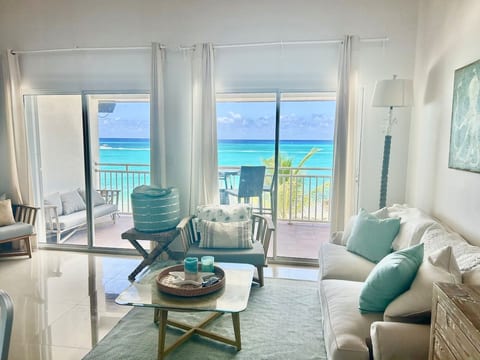 Amazing oceanfront view from living room