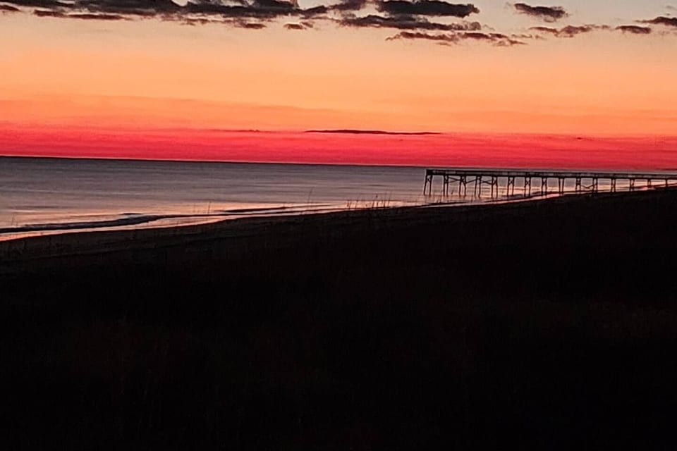 With our orientation here on the Southern Outer Banks, you can see sunrise, and sunset! 
