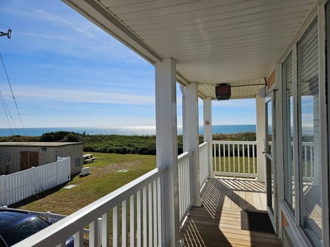Front porch - view of the ocean and easy access