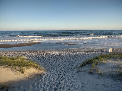 Beach entrance.