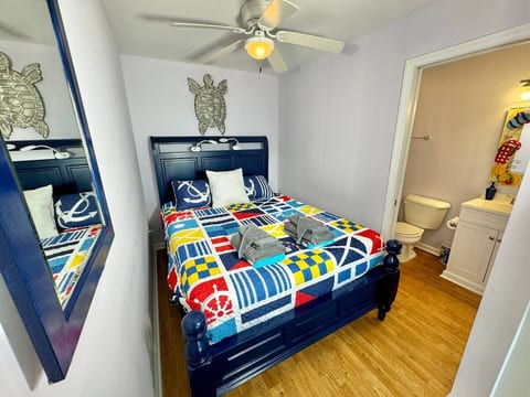 Comfy queen size bed