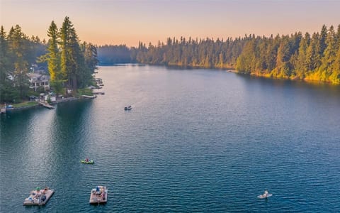 Lakefront Retreat | Dock, Hot Tub, Fire Pit & Gym