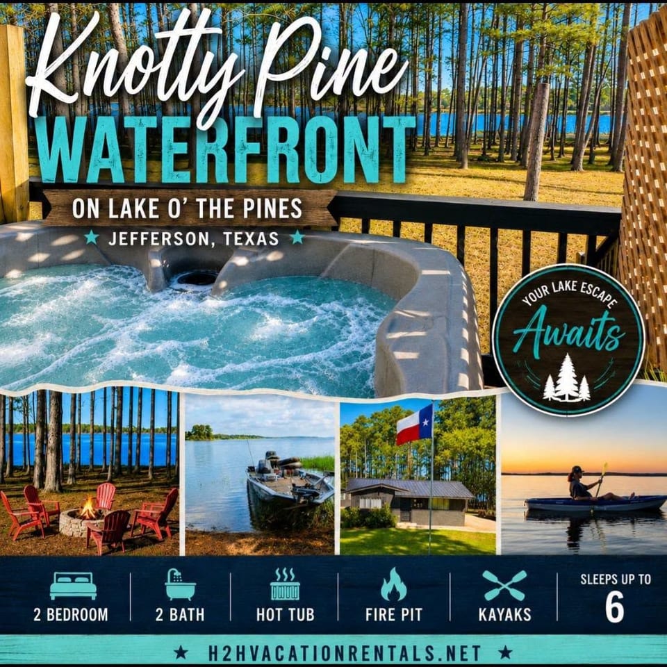 The Knotty Pine on Lake O the Pines Waterfront - Jefferson
