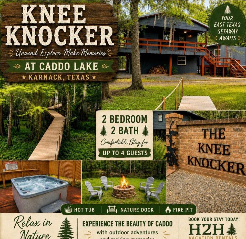 The Knee Knocker on Caddo Lake - Karnack