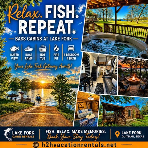 Bass Cabins at Lake Fork
