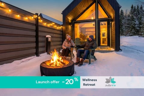 Jolie Vie Wellness Retreat | Wood Tiny Home #5