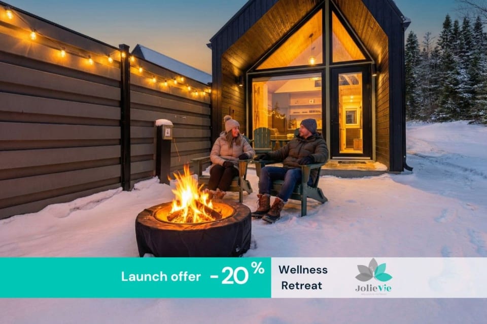 Jolie Vie Wellness Retreat | Wood Tiny Home #5 - DSL de Drummond