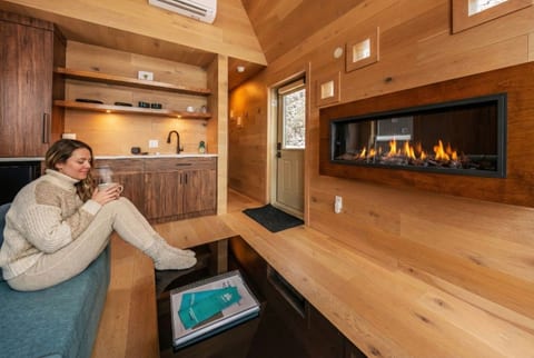 Jolie Vie Wellness Retreat | Wood Tiny Home #5