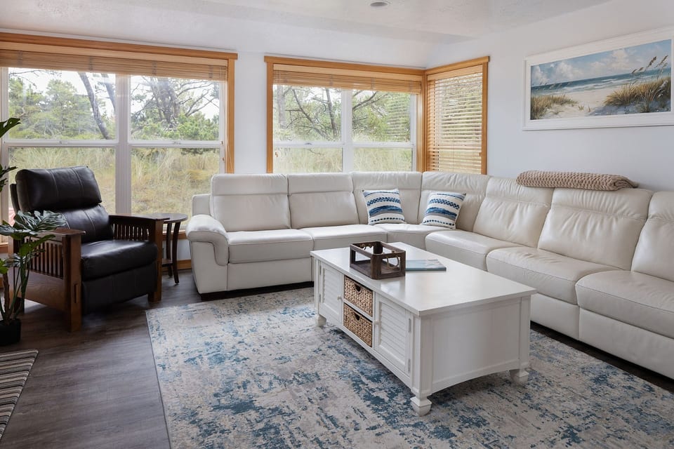 Relax on the reclining sectional by the fireplace while the kids play NEX playground, or settle in for a family movie night.