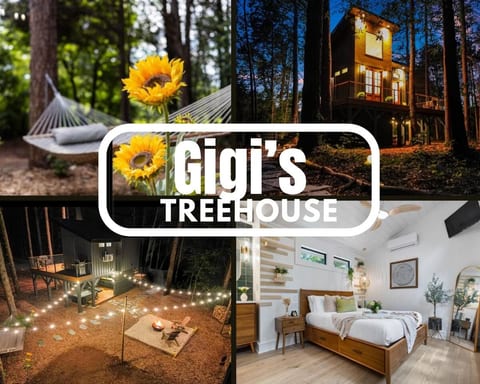 Gigi's Treehouse Hot Tub/Firepit