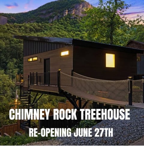Chimney Rock Treehouse- Views/Hot tub/Firepit