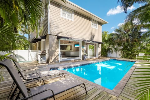 Poolside backyard retreat