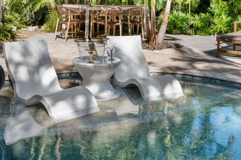 Dip your toes while you unwind in style