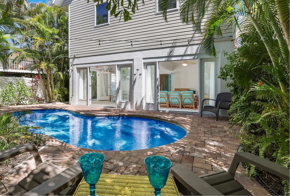 Beautiful tropical pool