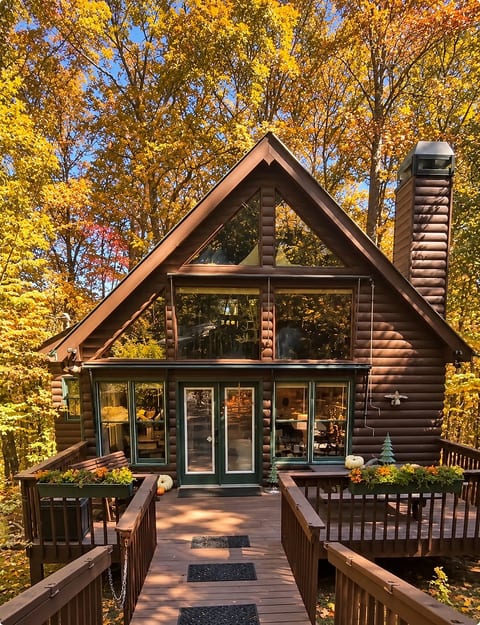 Luxury A-Frame Near Helen | Hot Tub & Game Room image 1