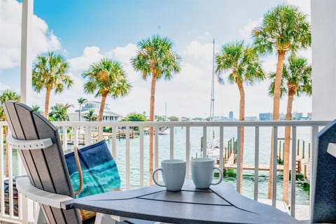 Beautiful harbor views from your private balconies—start the morning with coffee by the water.