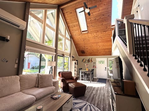Open living with lots of natural light and easy access to the huge covered porch for indoor/outdoor living