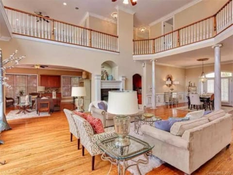 Two Story Living Room