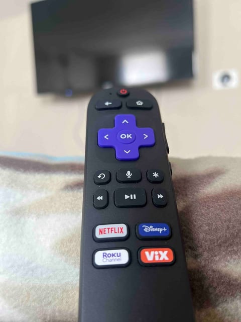 Smart Roku TV | Log into your own streaming accounts: Netflix, Hulu, Disney+ etc.
Catch up on your favorite tv shows, watch movies or Roku’s free live tv options.