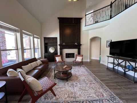 Living Room with Fireplace