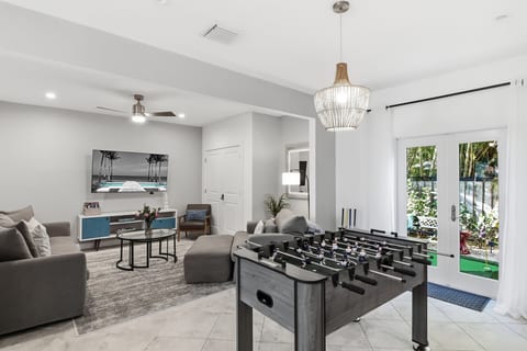Enjoy a game or a few, foosball, mini golf, take your pick!
