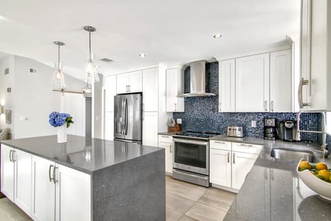 Tastefully designed, custom kitchen