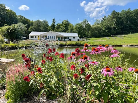 Gorgeous, modern, new 3-bedroom home on pond.