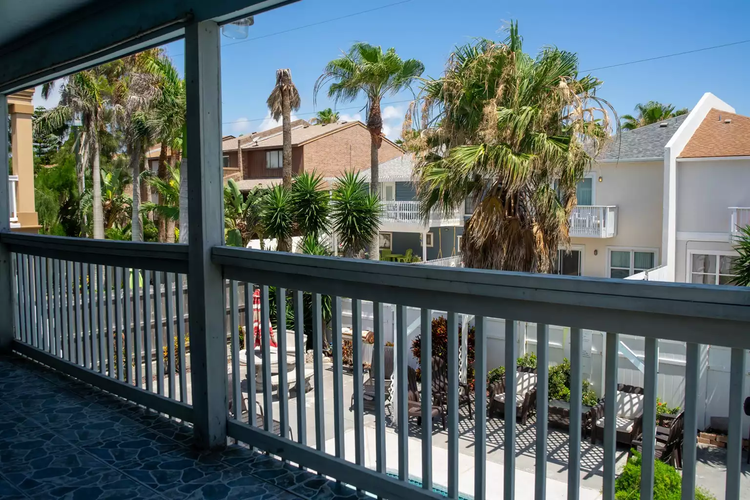 Front Balcony - Casa Malbec A - South Padre Island
