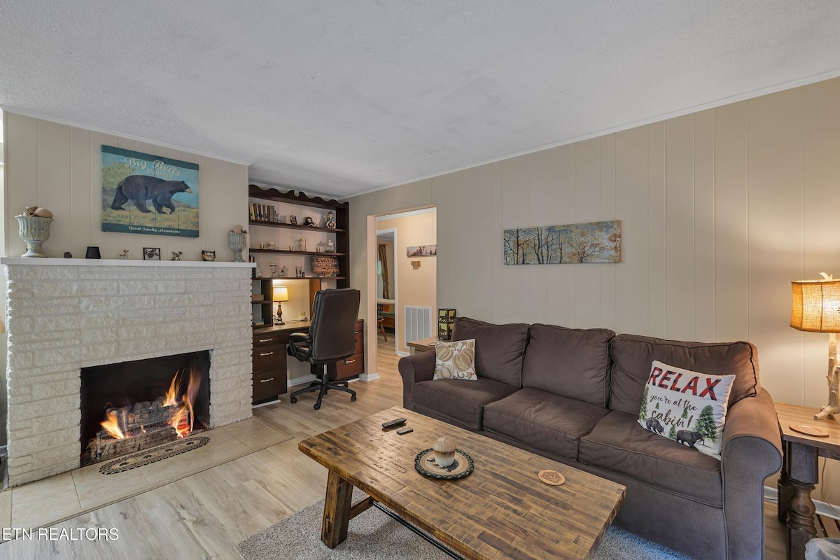 Safe, Clean, & Convenient Electric Fireplace With Remote Control