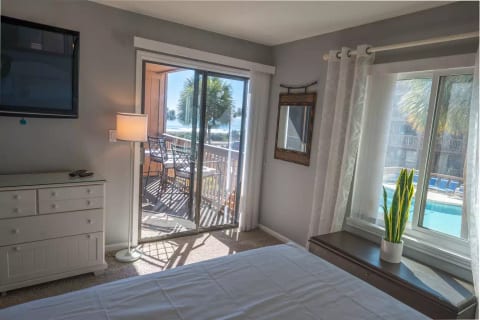 View the ocean from main bedroom
