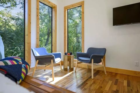 Cypress Master reading/sitting area