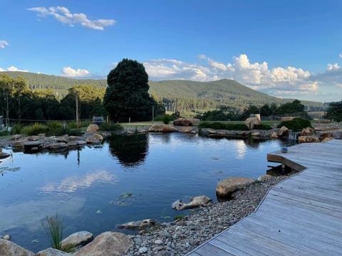 View of Mt. St. Leonard from Natural Swimming Pool