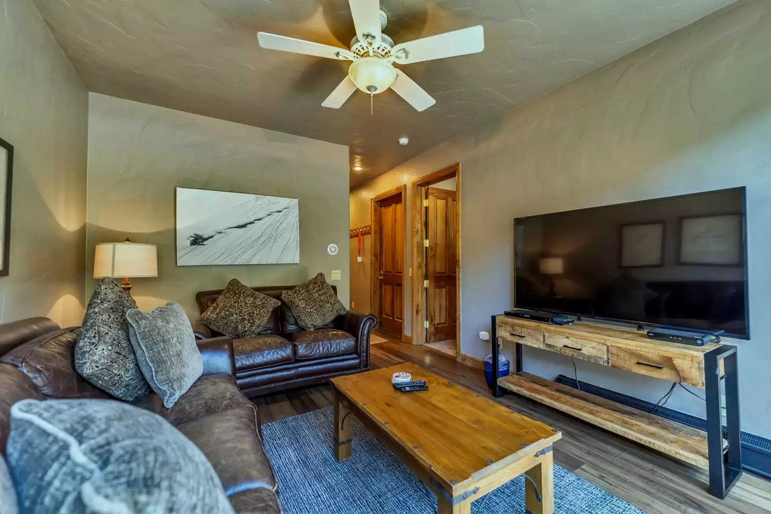 Lower level living area