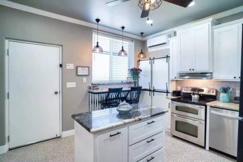Kitchen & Bar Area for Dining