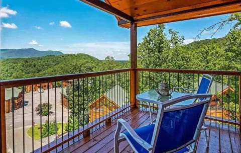 Enjoy your morning coffee while enjoying the Smoky Mountains!