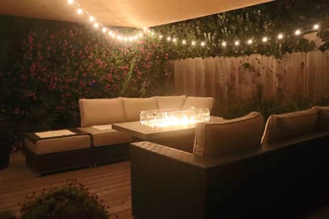 Outdoor Table Fire Pit
