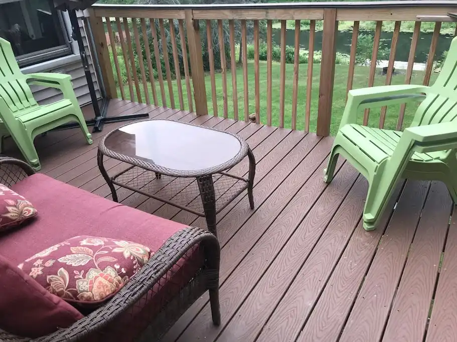 View from deck while kids play and you relax! - Serene Port Bay Cottage - Wolcott