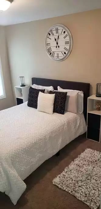 Black and White Bedroom #4 w/TV.