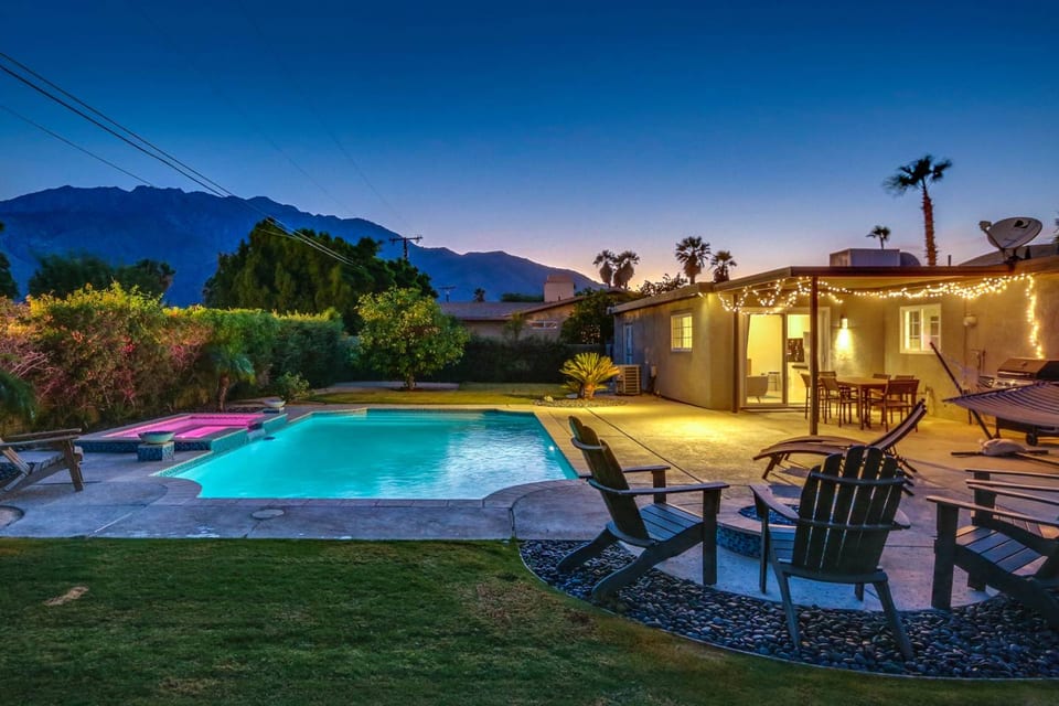 Day or night, this home is the place to wind down.