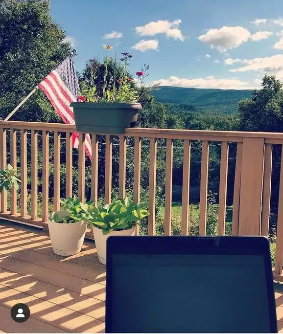 Our work from home view :) Our work from home view :) - Berushka Cottage - Fleischmanns