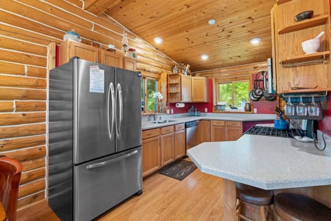 Inviting kitchen with rustic charm