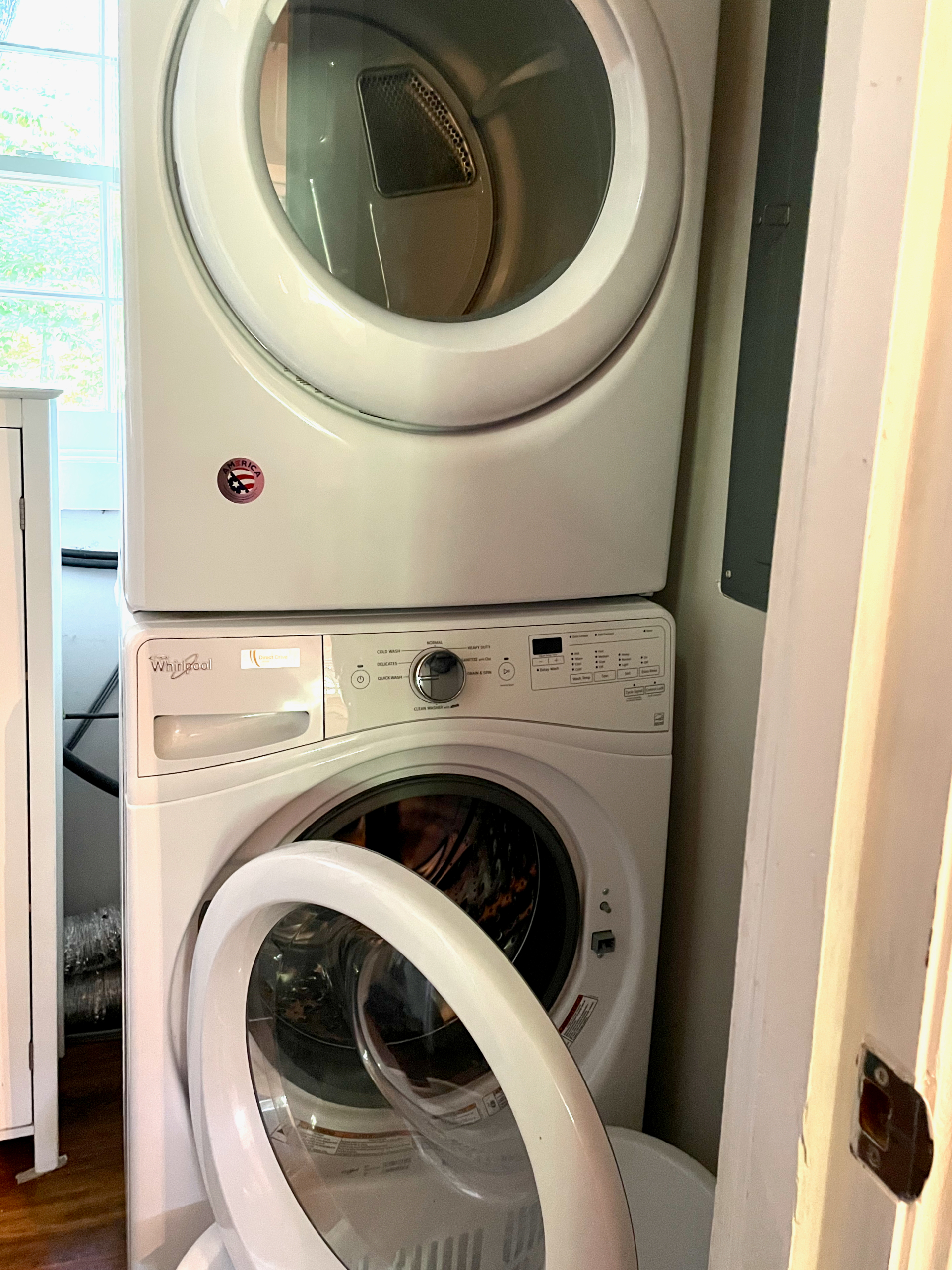 Guests are welcome to do laundry during their stay.