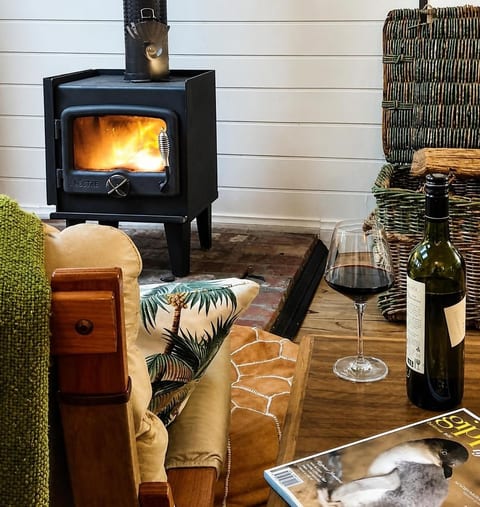 Cosy up by the fire.