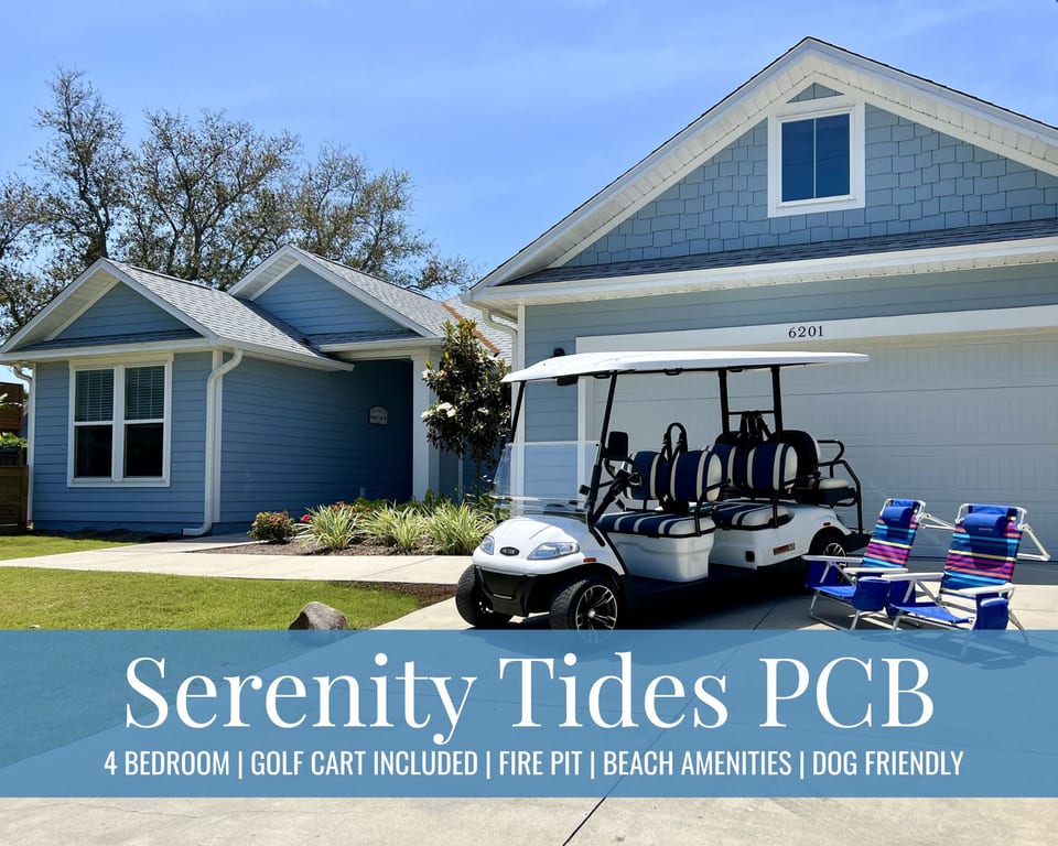 6-seater golf cart included for free with all reservations
