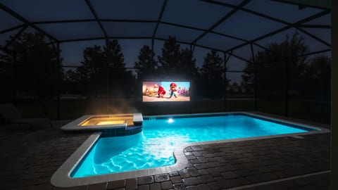 Poolside Cinema Under The Stars