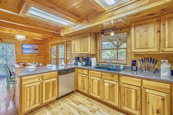 Enjoy a fully equipped kitchen, complete with an Instant Pot, baking wares, a bread maker, and pots and pans for all your culinary needs.